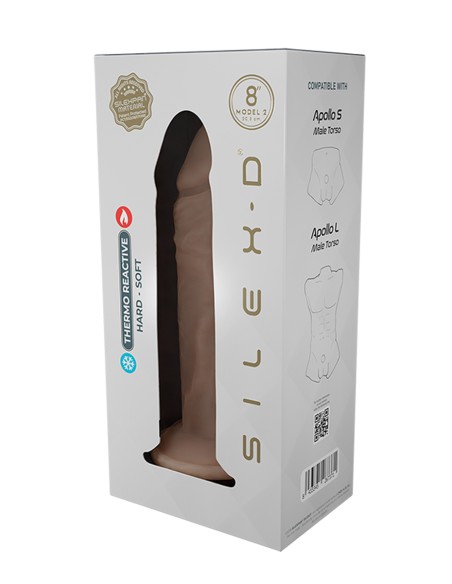 Gode Liquid Silicone Model 2 flesh 20cm - SilexD
